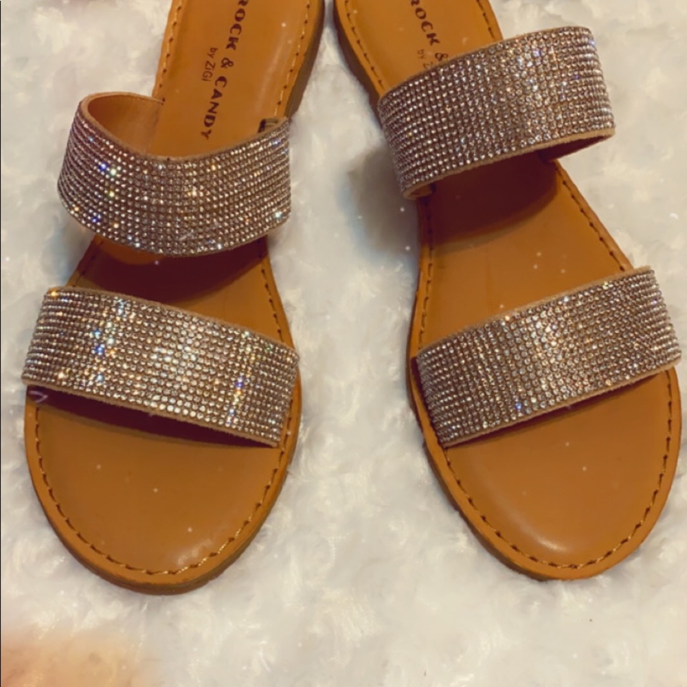 Women's Rock & Candy By Zigi Nude Sandals